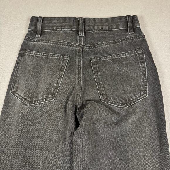 Pacsun Y2K 2000s Women's Madison High Waisted Girlfriend Jeans Black - Size 22 - Picture 7 of 12